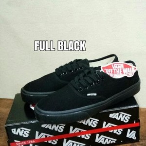 Sepatu Vans Casual Hitam Tokopedia