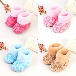 Sepatu Boot Bayi Perempuan Motif Polcadot Tokopedia