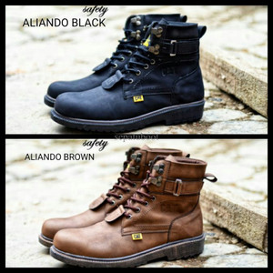Sepatu Caterpillar Aliando Safety Boots Tokopedia