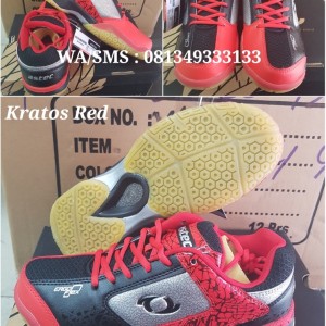 Sepatu Badminton Astec Kratos Red Tokopedia