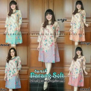 Baju Batik Tunik Dress Parang Tokopedia
