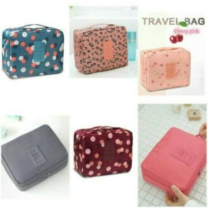 Travel Bag Tas Kosmetik Peralatan Mandi Toilet Bag Organizer Tokopedia
