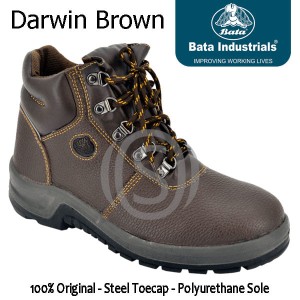 Sepatu Safety Bata Darwin Brown Tokopedia
