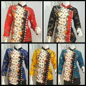 Baju Hijab Atasan Batik Batik Hijab Tokopedia