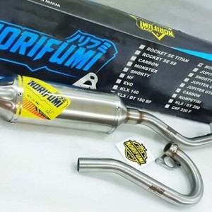 Knalpot Norifumi Nf Stainless Klx 150 Bf Dt Original Tokopedia