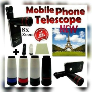 Mobile Phone Telescope Lens 8x Zoom Lensa Kamera Teropong Hp Tokopedia