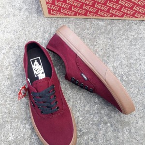 Sepatu Vans Authentic Maroon Tokopedia