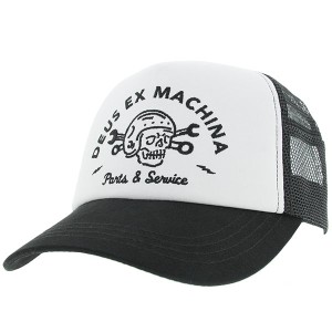 Jual Ready Stock Topi Trucker Deus ex Machina - Hitam Putih