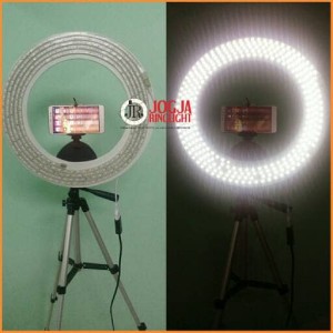 Ringlight Handmade Led Dg Dimmer Dudukan Hp Dan Stand Tokopedia