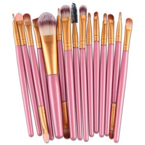 Kosmetik Brush Make Up 15 Set Kuas Makeup Tokopedia