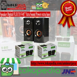 Speaker Fleco F 017 Speaker Aktif Mini Komputer Hp Tokopedia
