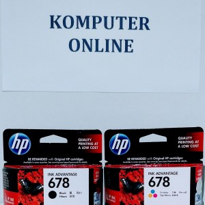 Tinta Hp 678 Black Tokopedia