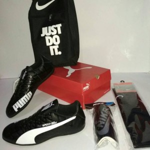 Sepatu Futsal Bonus Kaoskaki Tas Dan Skin Tokopedia