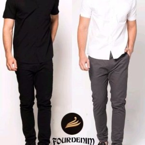 Nego Celana Distro Original Celana Chino Fourdenim Premium Uk 28 38 Big Size Tokopedia