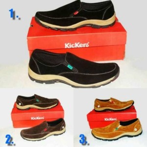 Sepatu Pria Kickers Slop Suede Tokopedia