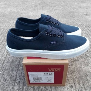 Sepatu Vans Authentic Mono Navy Tokopedia