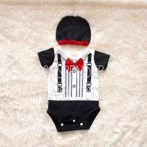Baju Bayi Laki Laki Tuxedo Bxxberry Suit Tokopedia