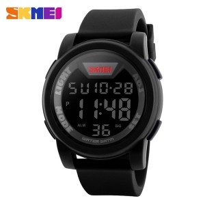 Jam Tangan Pria Digital Trendy Skmei 0814 G Original Tokopedia
