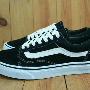 Vans Old Skool Black White Dt Original Tokopedia