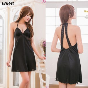 Sexy Lingerie Black Baby Doll Baju Tidur Tokopedia