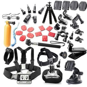 Aksesoris Kamera Aksi Full Set Gopro Xiaomi Yi Tokopedia