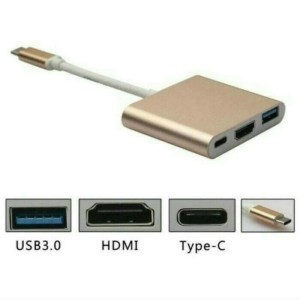 Usb C To Hdmi Cable High Resolution 4k Support Smartphone Tablet Laptop Tokopedia