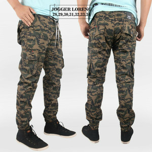 Celana Joger Cargo Loreng Tokopedia