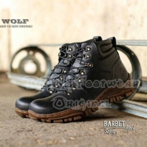 Sepatu Safety Kulit Wolf Barbet Tokopedia