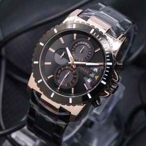 Jam Tangan Pria Fossil Chrono Grade Design Swiss Army Bonia Police Ripcurl Rolex Timberland Tokopedia