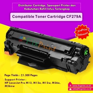 Toner Hp 79a Compatible Cf279a Tokopedia
