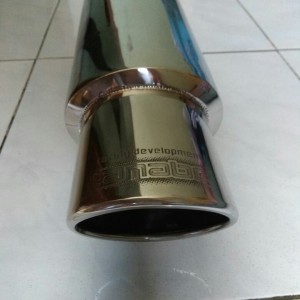 Knalpot Mobil Honda Jazz Yaris Ertiga Brio Avanza Xenia Js Racing Burn Tip Blue Burn Super Hybrid Tokopedia