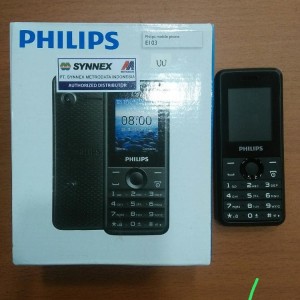 Philips E103 Warna Hitam Tokopedia
