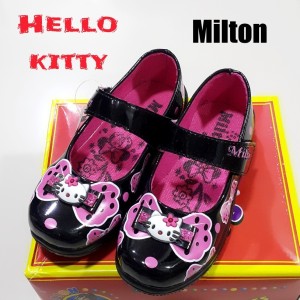 Sepatu Anak Perempuan Milton Kitty Bunga Merah Tokopedia