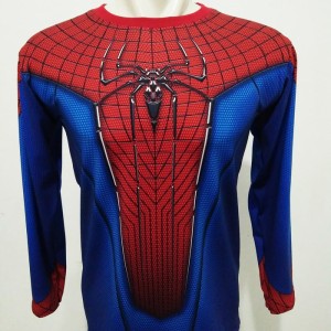 Kaos Baju Pria Spiderman Superhero Gym Fitness Fitnes Compression 3d Running Tokopedia