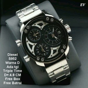 Jam Tangan Pria Diesel Gold Tokopedia