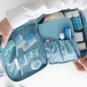 Travel Toiletries Bag Tas Untuk Tempat Kosmetik Perlengkapan Mandi Tokopedia