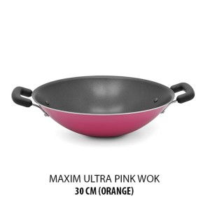 Maxim Ultra Pink Wok Teflon 30cm Tokopedia
