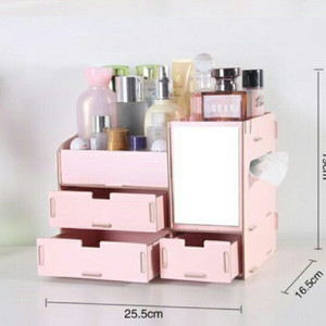 Rak Kosmetik Vintage Desktop Storage Vintage Serbaguna Megahome Tokopedia