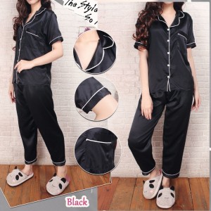 Baju Tidur Piyama Celana Pendek Tokopedia