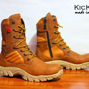 Kickers Boots Safety Tan Tokopedia