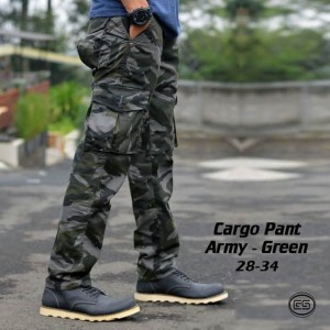 Celana Cargo Loreng Panjang Tokopedia