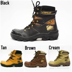 Sepatu Boots Caterpillar Pajero Safety Tokopedia