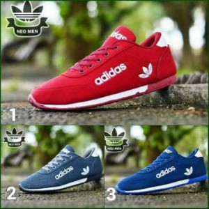 Promo Sepatu Pria Adidas Man Joging Lapangan Jajan Kerja Formal Kantor Hangout Olahraga Tokopedia