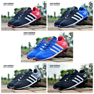 Promo Sepatu Pria Adidas Man Joging Lapangan Jajan Kerja Formal Kantor Hangout Olahraga Tokopedia