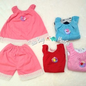 Setelan Baju Bayi Perempuan Setelan Pakaian Bayi Perempuan Motif Lemon Tokopedia