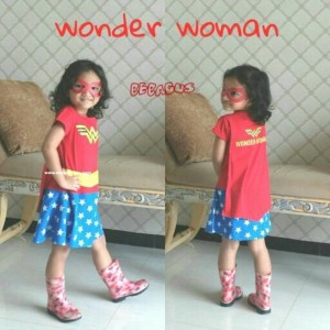 Baju Anak Kostum Perempuan Wonder Woman Tokopedia