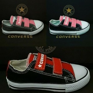 Sepatu Anak Murah Converse Kids Velcro Size 24 35 Tokopedia
