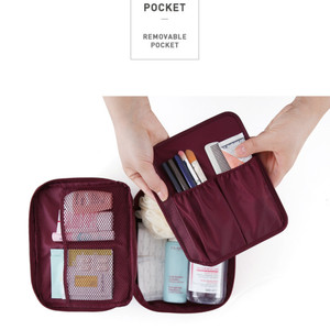 Travel Pouch Bag Traveling Bag Tas Kosmetik Multifungsi Tokopedia