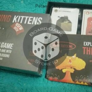 Exploding Kittens Red Board Game Harga Promo Tokopedia