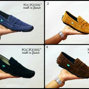 Sepatu Pria Kickers Slop Suede Tokopedia